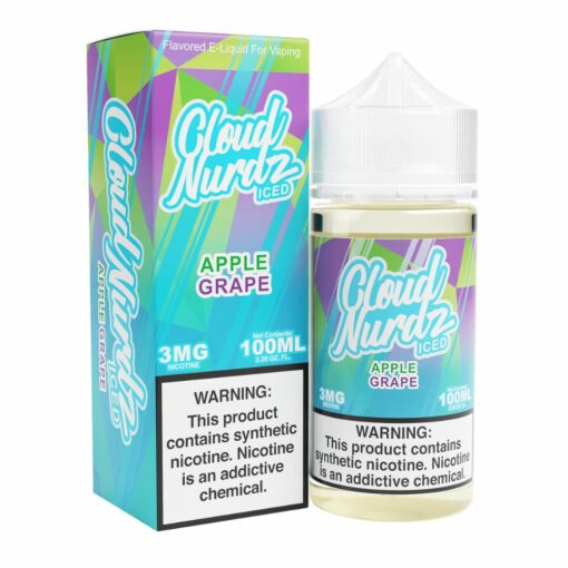 Cloud Nurdz TFN ICED Apple Grape 100mL