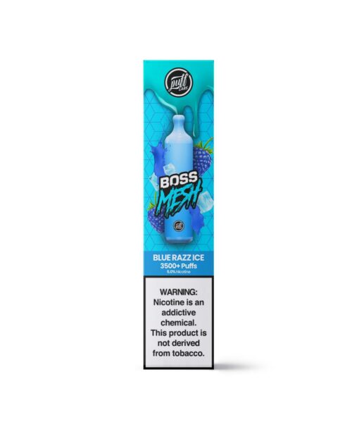 Puff Boss Mesh Blue Razz ICE Disposable