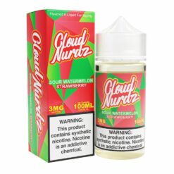 Cloud Nurdz TFN Sour Watermelon Strawberry 100mL