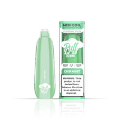 Puff air mesh disposable vape crisp mint