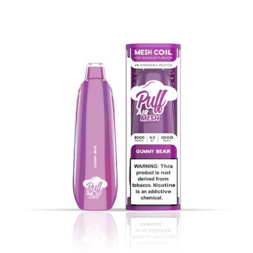 Puff air mesh disposable vape gummy bear