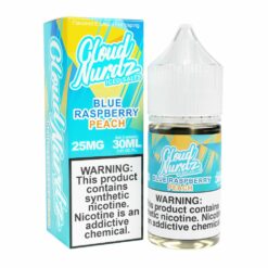 Cloud Nurdz TFN Salts ICED Blue Raspberry Peach 30mL