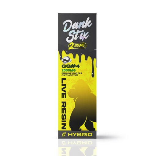 Puff xtrax Dank Stix D8 Disposable Vape: Gorilla Glue