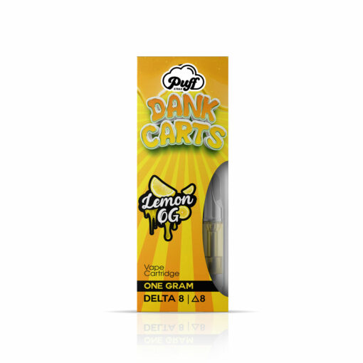 Puff xtrax Delta Dank Carts Lemon OG
