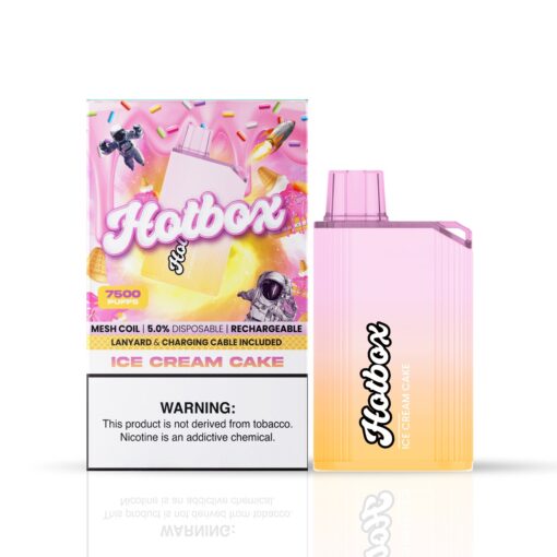 Hotbox Disposable Vape Puffs Ice Cream Cake