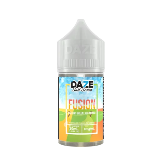 7 Daze Fusion TFN Salts - Yellow Green Red Mango ICED 30mL