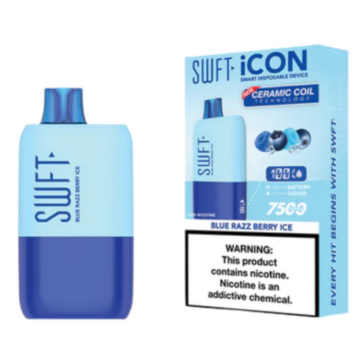 SWFT Icon Disposable Vape | 7500 Puff -Blue Razz Berry Ice