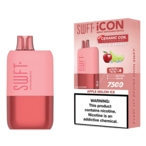 SWFT Icon Disposable Vape | 7500 Puff - Apple Melon Ice
