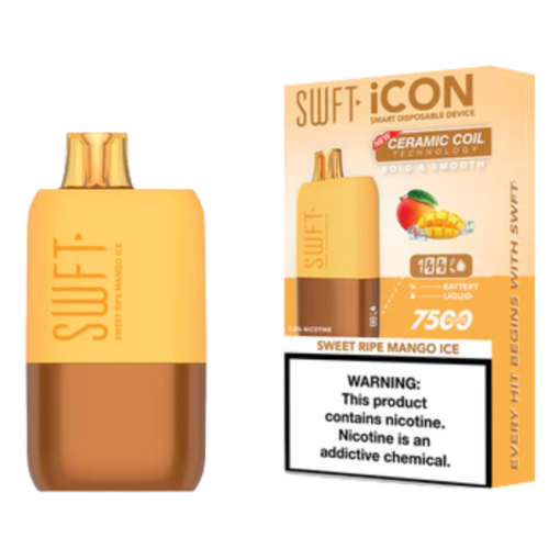 SWFT Icon Disposable Vape | 7500 Puff - Sweet Ripe Mango Ice