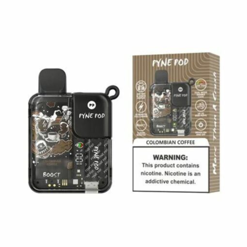 Pyne Pod Boost Disposable Vape 8500 Puffs Colombian Coffee