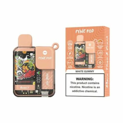 Pyne Pod Boost Disposable Vape 8500 Puffs White Gummy