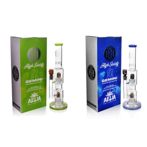 High Society - Gemini Premium Wig Wag Waterpipe