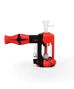 Ritual - 6'' Duality Silicone Dual Use Bubbler - Black & Red