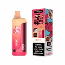 FRYD Disposable Vape 12000 Puffs Peach Ice