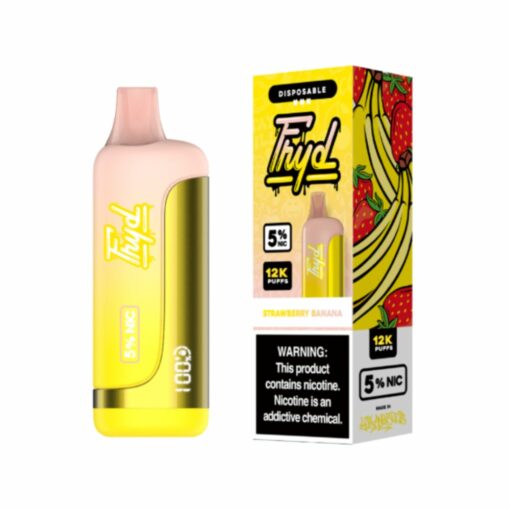 FRYD Disposable Vape 12000 Puffs Strawberry Banana