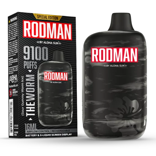 Rodman Vape Disposable - The Worm