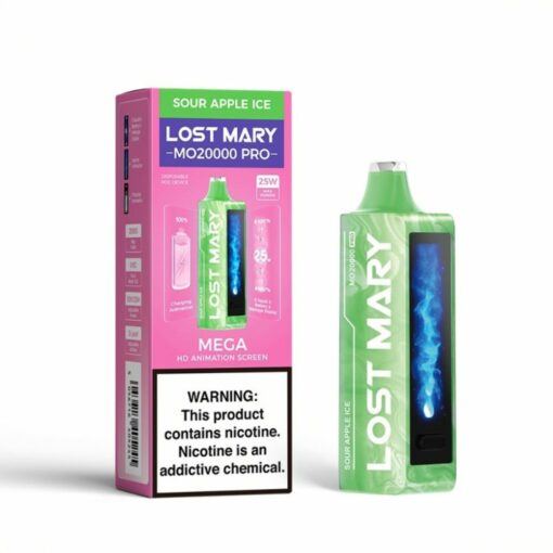 Lost Mary MO20000 PRO Disposable Vape Sour Apple Ice