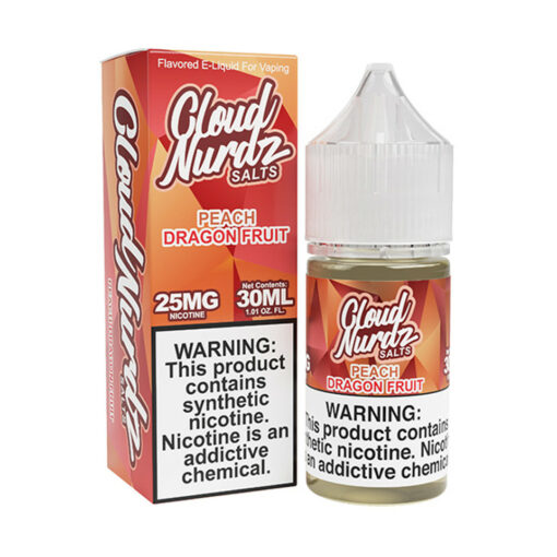 Peach Dragonfruit By Cloud Nurdz TFN Salt Series 30mL