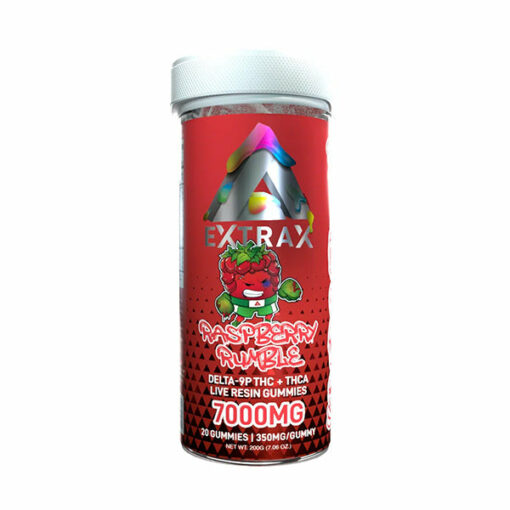 Delta Extrax - Adios Blends D9 + THC-A Live Resin Gummies | 7000mg