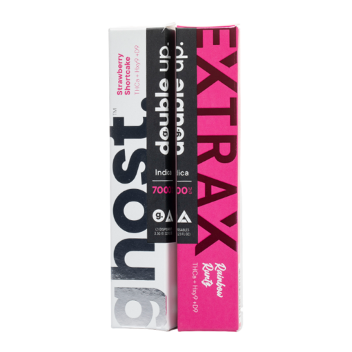 Ghost X Extrax - HDXY9 + THC-A + D9 Double Up Disposables | 7G 2-Pack - Image 4