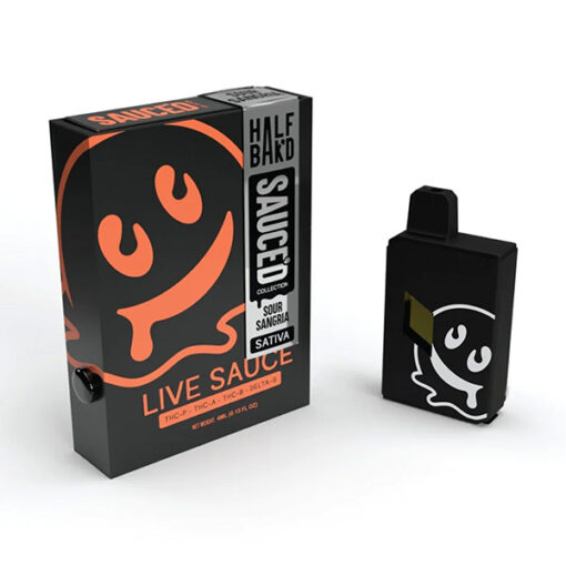 Half Bak’d - SAUCED Live Resin Disposable | 4G - Image 4