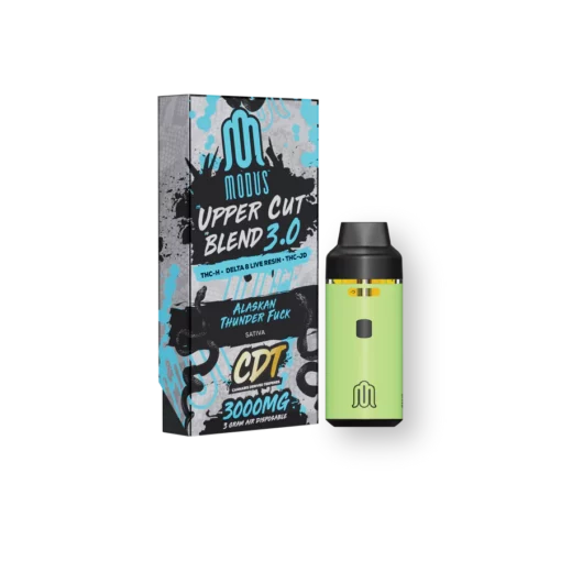 Modus - Uppercut Blend THC-H + D8 + THC-JD Live Resin Disposable | 3G - Image 2