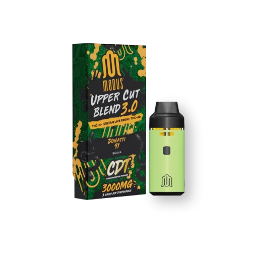 Modus - Uppercut Blend THC-H + D8 + THC-JD Live Resin Disposable | 3G - Image 4