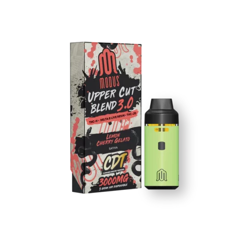 Modus - Uppercut Blend THC-H + D8 + THC-JD Live Resin Disposable | 3G - Image 5