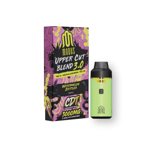Modus - Uppercut Blend THC-H + D8 + THC-JD Live Resin Disposable | 3G - Image 8
