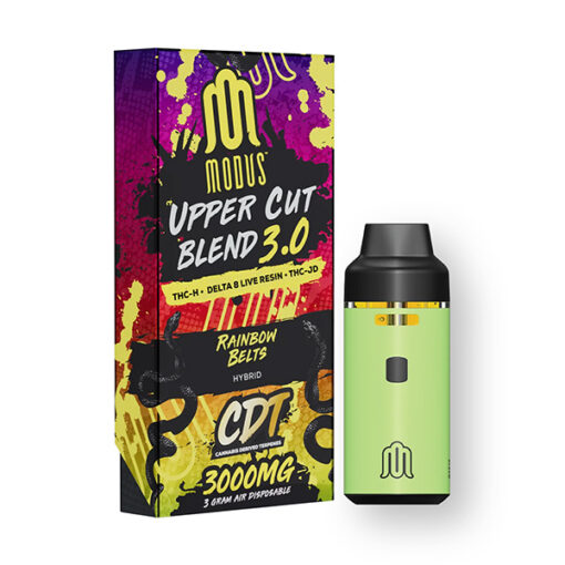Modus - Uppercut Blend THC-H + D8 + THC-JD Live Resin Disposable | 3G