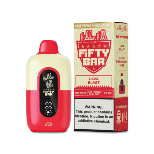 Hidden Hills Club x Fifty Bar Disposable Vape - 20000 Puffs - Image 2
