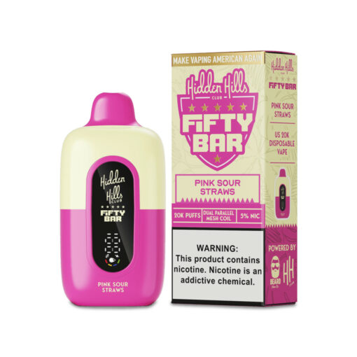 Hidden Hills Club x Fifty Bar Disposable Vape - 20000 Puffs - Image 3