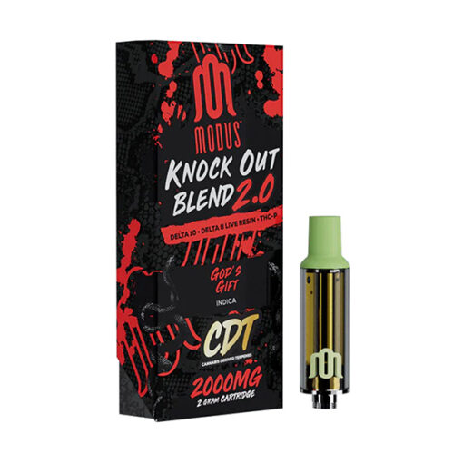 Modus - Knock Out Blend 2.0 D10 + THC-P + D8 + CDT Cartridge | 2G - Image 7