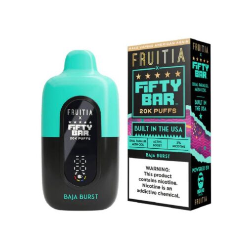 Fifty Bar x Fruitia Disposable Vape - 20000 Puffs - Image 8