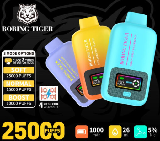 Luffbar Boring Tiger Disposable Vape - 25000 Puffs - Image 2