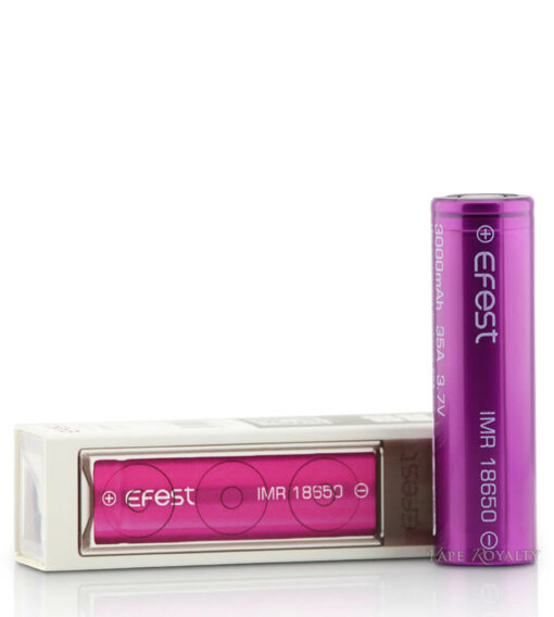 Efest Purple 18650 Flat Top 3000mAh 35 Amp IMR Battery